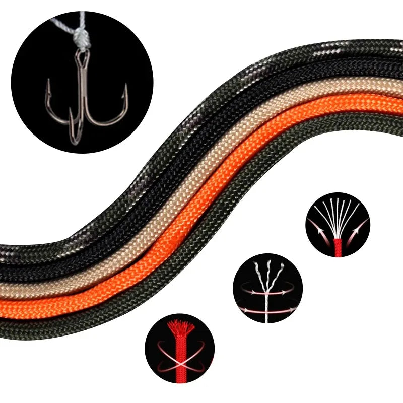 Corda Paracord 550 Noble Eagle – 7 Núcleos e Resistência de 250kg
