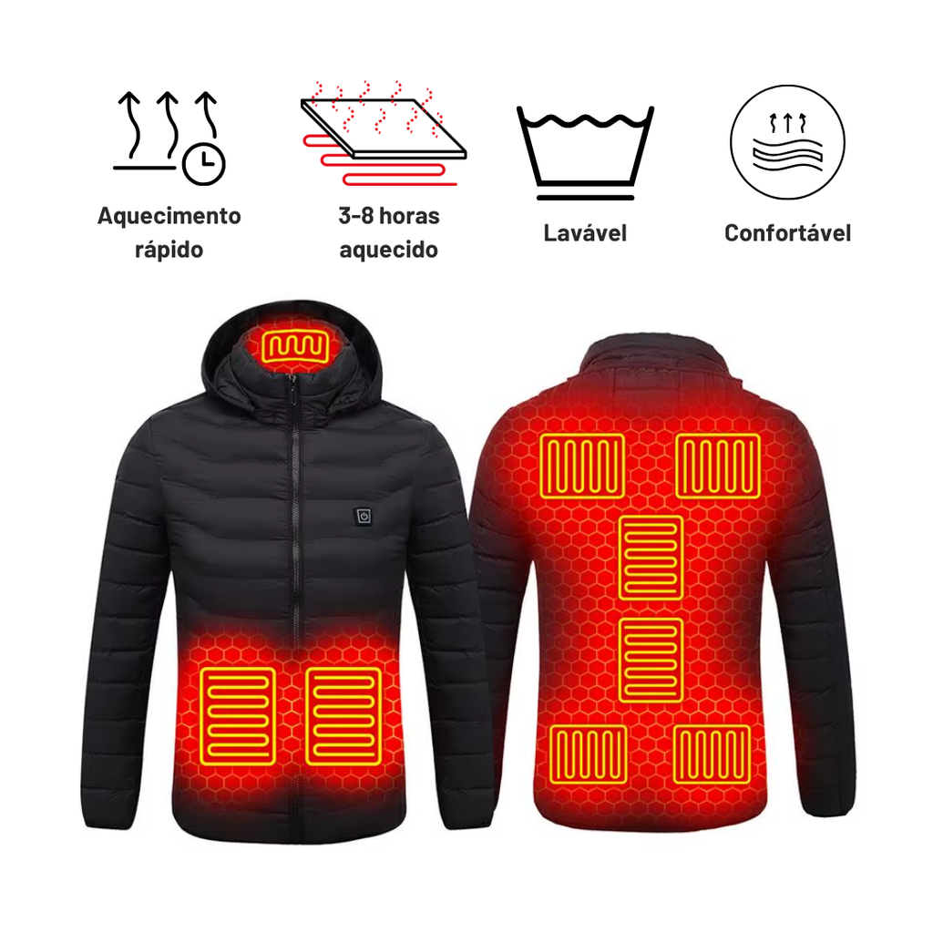Jaqueta Térmica Premium Warmpro - Corta Vento E Impermeável