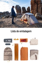 Barraca 20D Nylon 2 Pessoas Ultraleve À Prova D'Água - Naturehike [Camping - Barracas - Barraca] 03 - Barraca 20D Nylon 2 Pessoas Ultraleve À Prova D'Água - Naturehike Pescamping 
