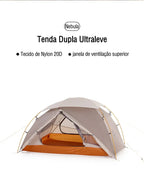 Barraca 20D Nylon 2 Pessoas Ultraleve À Prova D'Água - Naturehike [Camping - Barracas - Barraca] 03 - Barraca 20D Nylon 2 Pessoas Ultraleve À Prova D'Água - Naturehike Pescamping 