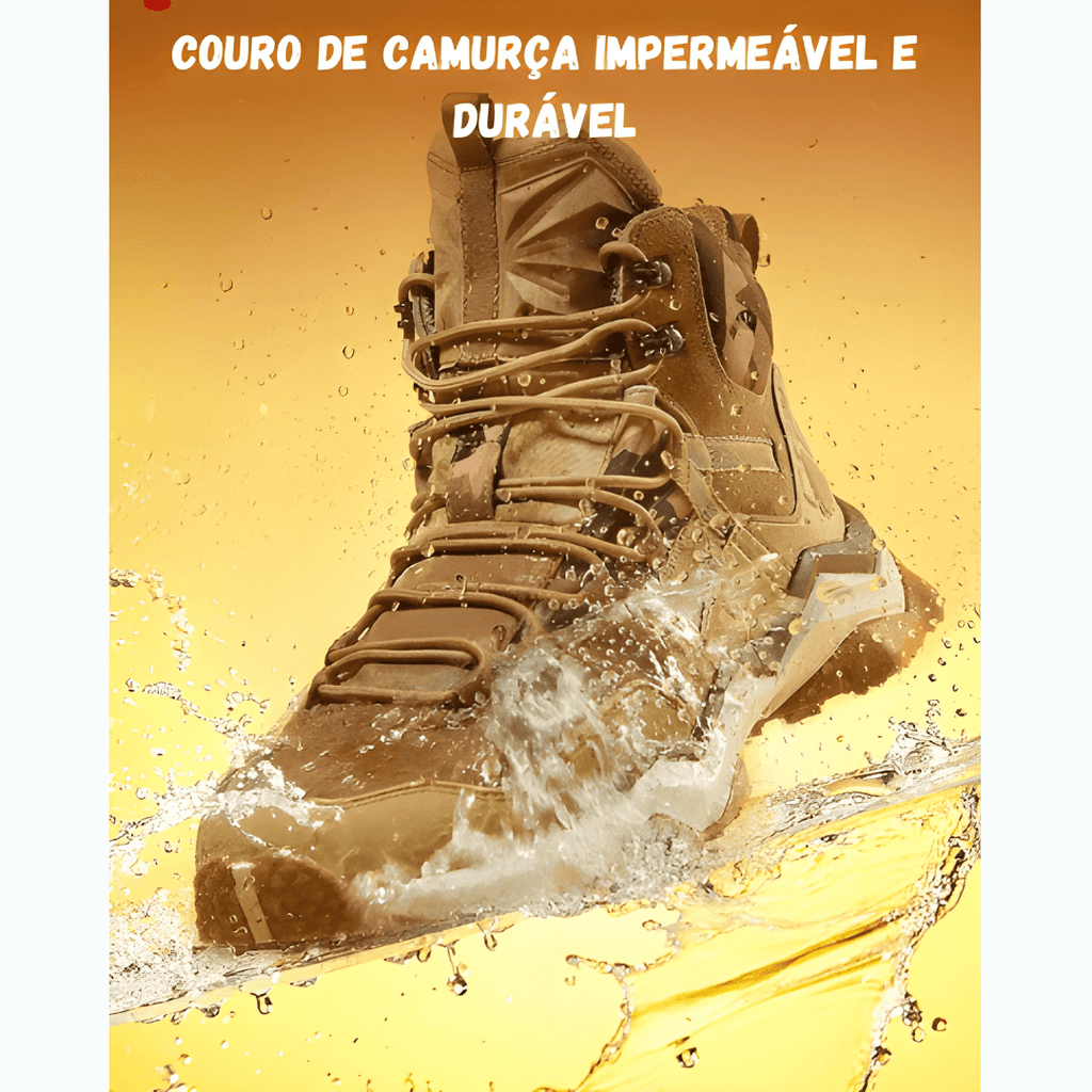 Botas de Trekking Couro Impermeável - Adventure [Vestuário - Calçados - Calçados] 04 - Botas de Trekking - Adventure Pescamping 