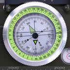 Bússola multifuncional de alta precisão à prova d'água com bússola geológica fluorescente - Survivor [Camping - Acessórios de Camping - Bússola] 01 - Bússola multifuncional de alta precisão à prova d'água com bússola geológica fluorescente - Survivor Pescamping 