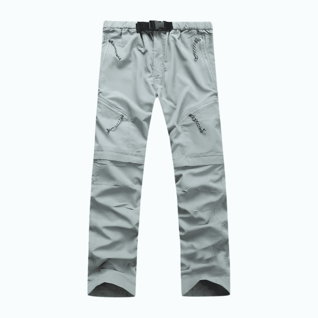 Calça Bermuda Cargo Impermeável - Mutável [Vestuário - Calças - Calças] 03 - Calça Impermeável - Mutável Pescamping Cinza PP 