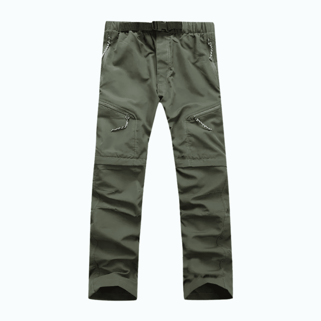 Calça Bermuda Cargo Impermeável - Mutável [Vestuário - Calças - Calças] 03 - Calça Impermeável - Mutável Pescamping Verde Exército PP 