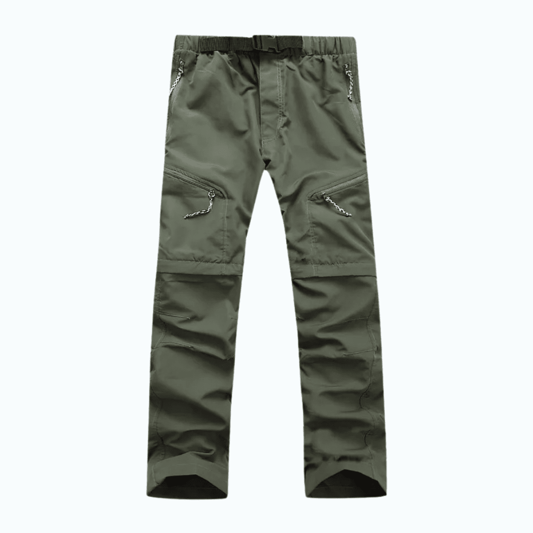 Calça Bermuda Cargo Impermeável - Mutável [Vestuário - Calças - Calças] 03 - Calça Impermeável - Mutável Pescamping Verde Exército PP 