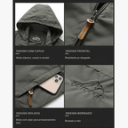 Casaco Tático Impermeável - Military [Camping - Jaquetas e Casacos - Casacos] 01 - Casaco Tático Impermeável - Military Pescamping 