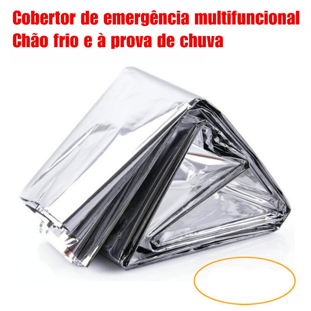 Cobertor térmico de emergência - Survivor [Camping - Acessórios de Camping - Cobertor Térmico] 01 - Cobertor térmico de emergência - Survivor Pescamping 
