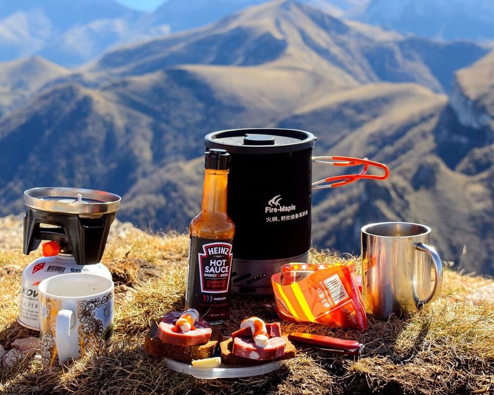 Fogareiro de Acampamento - FireMaple [Camping - Cozinha - Fogareiro] 01 - Fogareiro de Acampamento Pescamping 