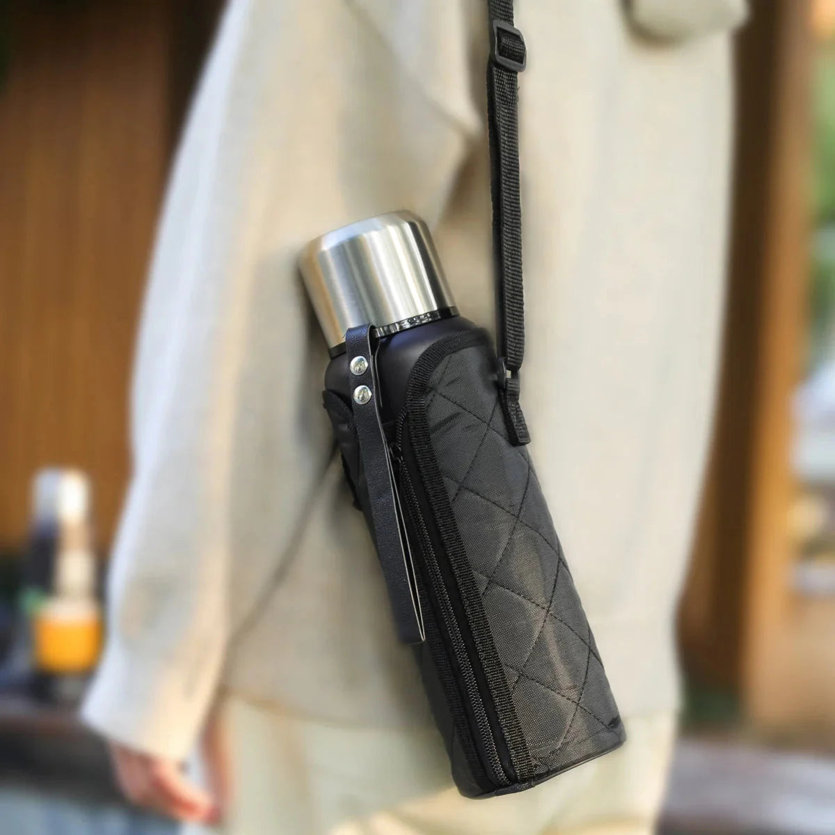 Garrafa térmica portátil de aço inoxidável 1000/1500ml outdoor - Modus [Camping - Hidratação - Garrafa Térmica] 01 - Garrafa térmica portátil de aço inoxidável 1000/1500ml outdoor - Modus Pescamping 