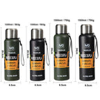 Garrafa térmica portátil de aço inoxidável 1000/1500ml outdoor - Modus [Camping - Hidratação - Garrafa Térmica] 01 - Garrafa térmica portátil de aço inoxidável 1000/1500ml outdoor - Modus Pescamping 