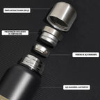 Garrafa térmica portátil de aço inoxidável 1000/1500ml outdoor - Modus [Camping - Hidratação - Garrafa Térmica] 01 - Garrafa térmica portátil de aço inoxidável 1000/1500ml outdoor - Modus Pescamping 