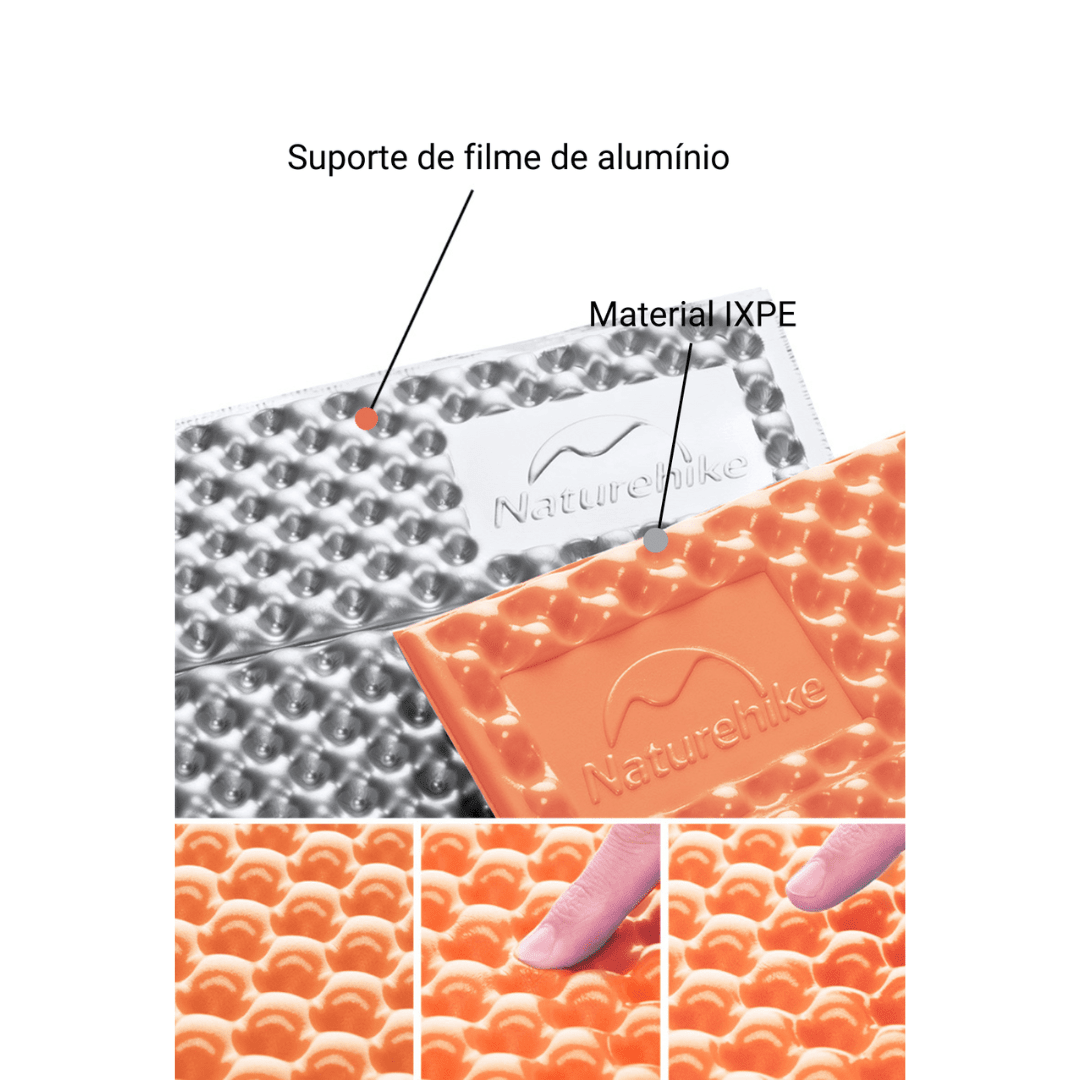 Isolante Térmico Macio Ultraleve - Accordion [Camping - Isolantes e Colchonetes - Isolantes] 01 - Isolante Térmico - Accordion Pescamping 