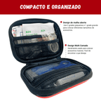 Kit Portátil de Primeiros Socorros Médicos Outdoor 91pçs - Survival [Camping - Acessórios - Kit Primeiros Socorros] 01 - Kit Portátil de Primeiros Socorros Médicos Outdoor 91pçs - Survival Pescamping 