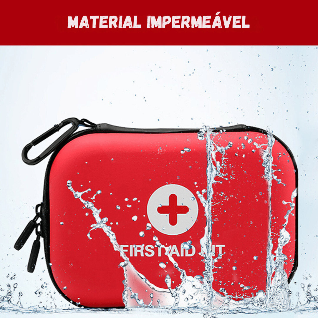 Kit Portátil de Primeiros Socorros Médicos Outdoor 91pçs - Survival [Camping - Acessórios - Kit Primeiros Socorros] 01 - Kit Portátil de Primeiros Socorros Médicos Outdoor 91pçs - Survival Pescamping 