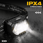 Lanterna de Cabeça Impermeável com Sensor - Headlamp [Camping - Iluminação - Lanternas] 02 - Lanterna de Cabeça Impermeável com Sensor - Headlamp Pescamping 