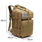 Mochila Tática Militar - Elite [Camping - Mochilas e Bags - Mochilas] 05 - Mochila Tática Militar 50L /25L Pescamping 