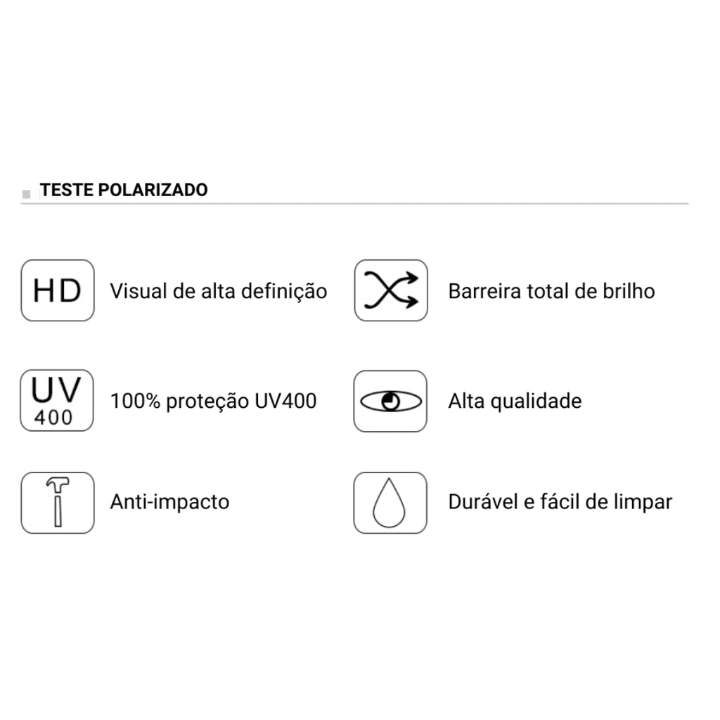 Óculos Polarizado - Outsun [Vestuário - Acessórios - Óculos] 01 - Óculos Polarizado - Outsun Pescamping 