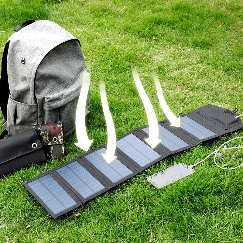 Placa Solar Portátil 500W - Fold [Camiping - Acessórios de Camping - Acessórios] 01 - Placa Solar Portátil 500W - Fold Pescamping 