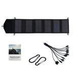 Placa Solar Portátil 500W - Fold [Camiping - Acessórios de Camping - Acessórios] 01 - Placa Solar Portátil 500W - Fold Pescamping Camuflagem Digital 
