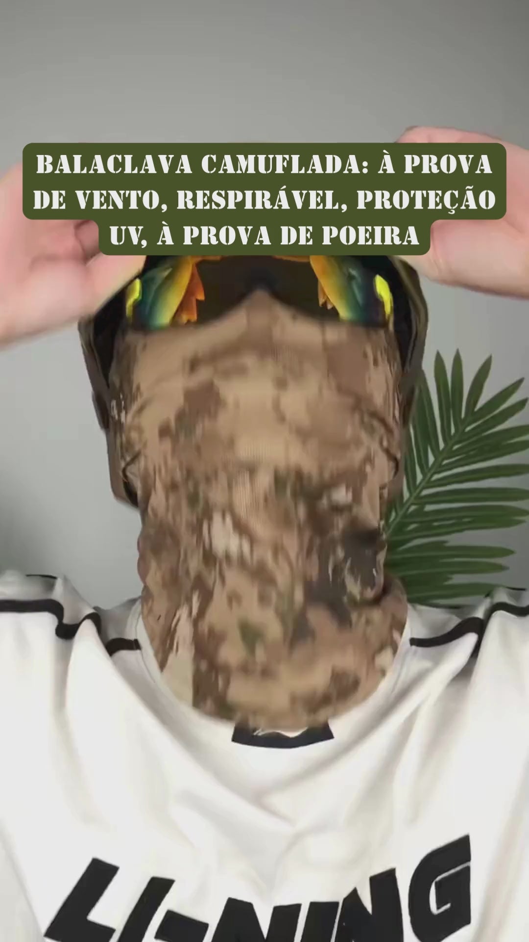 Balaclava Camuflada Koep – Máscara Tática Full Face