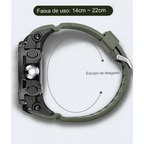 Relógio Masculino Militar [Vestuário - Acessórios - Relógios] 02 - Relógio Masculino Militar Pescamping 