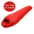 Saco de Dormir Térmico Inverno - ArcticPro [Camping - Saco de dormir - Saco de dormir] 02 - Saco de Dormir Térmico Inverno - ArcticPro Pescamping 1750g Vermelho 