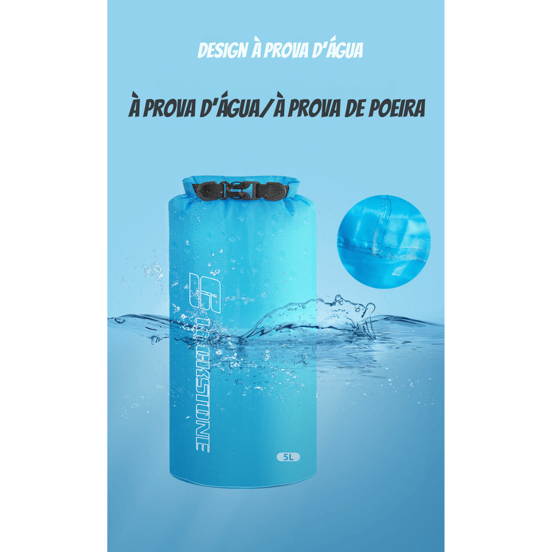 Saco Estanque Impermeável Ultraleve 3/5/8/12/15/25/35/75L - Luckstone [Camping - Acessórios - Saco Estanque] 01 - Saco Estanque Impermeável Ultraleve 3/5/8/12/15/25/35/75L - Luckstone Pescamping 